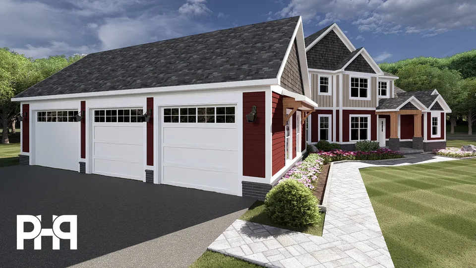 The Goldenrod house plan, exterior view 3